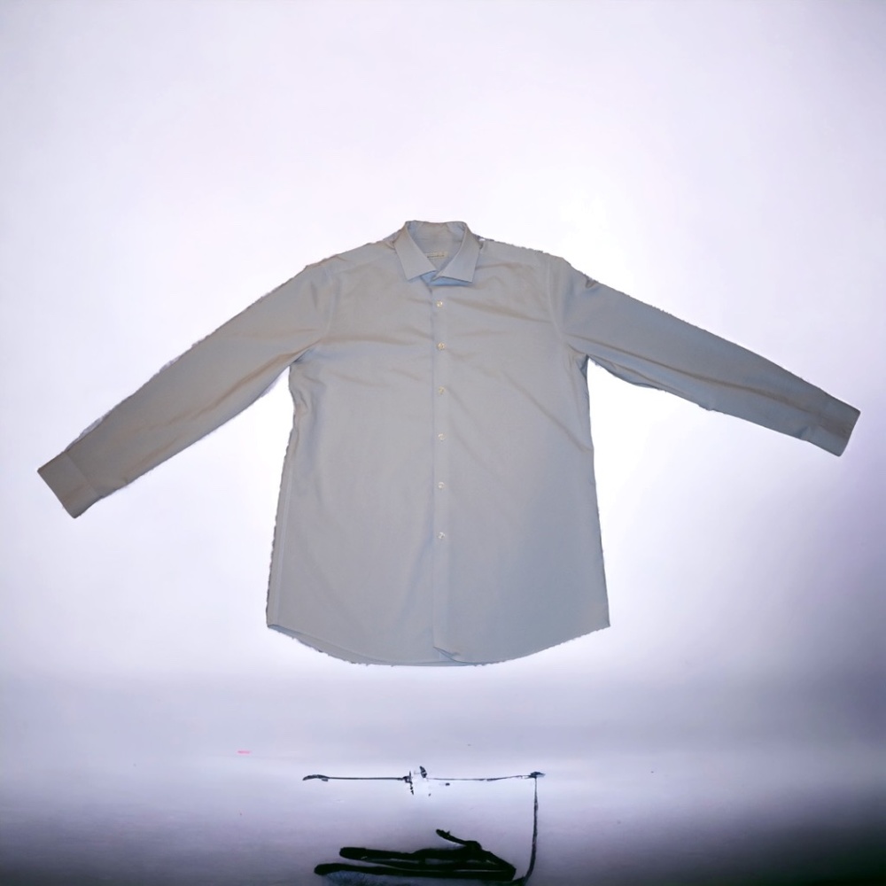 Perry Ellis Men's Portfolio Off-White Dress Shirt - 16.5 - 36/37